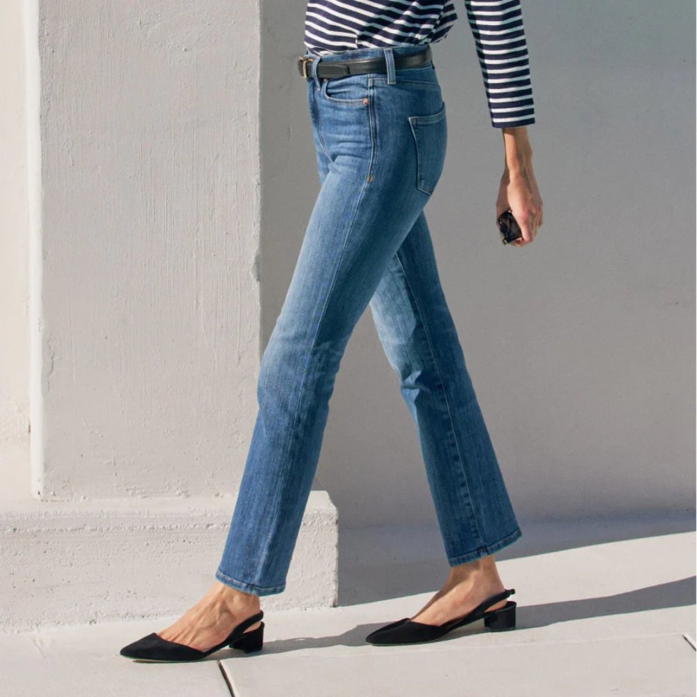 AYR The Pop Jeans in Laid Back Wash Size 34 Straight Ankle Most Comfortable Jean